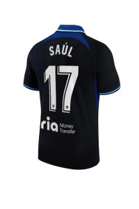 Atletico Madrid Saul Niguez #17 Voetbaltruitje Uit tenue 2022-23 Korte Mouw